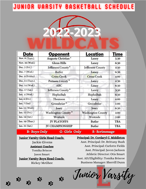 Athletics / JV Basketball